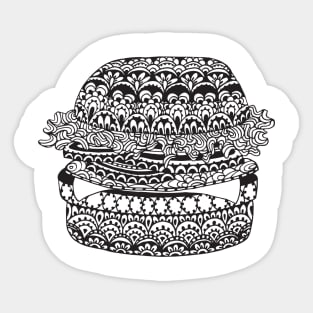 Burger Sticker